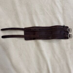 Leather Wrist-Wallet Cuff